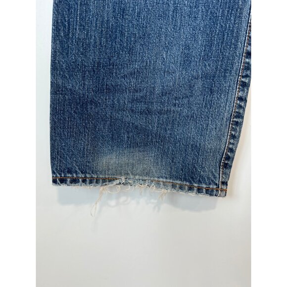 Adriano Goldschmied AG Protege Jean Size 32 Straight Blue Distressed Medium Wash - Picture 4 of 9